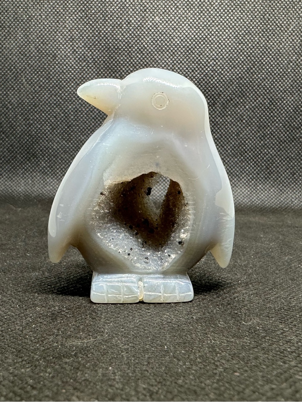 Druzy Agate Penguin